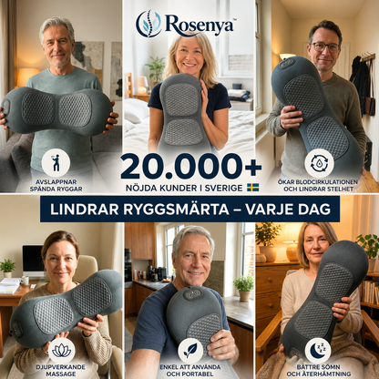 Rosenya RyggRo™ Värme & massage för en skönare stund för ryggen